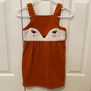 Fox dress /  jumper Gymboree size 7 girls